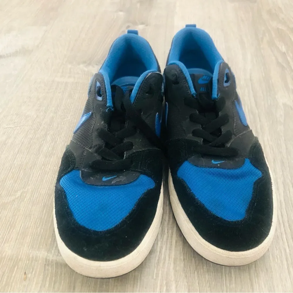 Nike SB Alleyoop Skateboard Skate Shoes Sneakers Blue Black Youth Size‎ 7Y